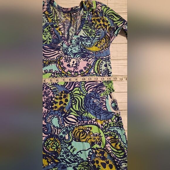 Lilly Pulitzer Catitude Christie Dress 100% Pima Cotton Size XXS - Picture 10 of 11